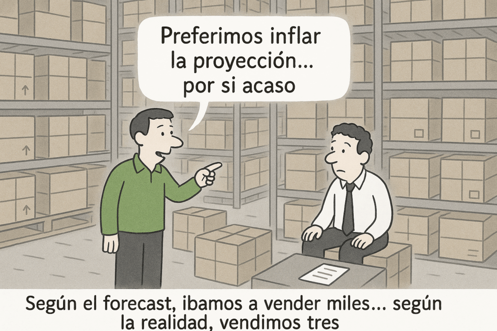 errores en planificación de la demanda