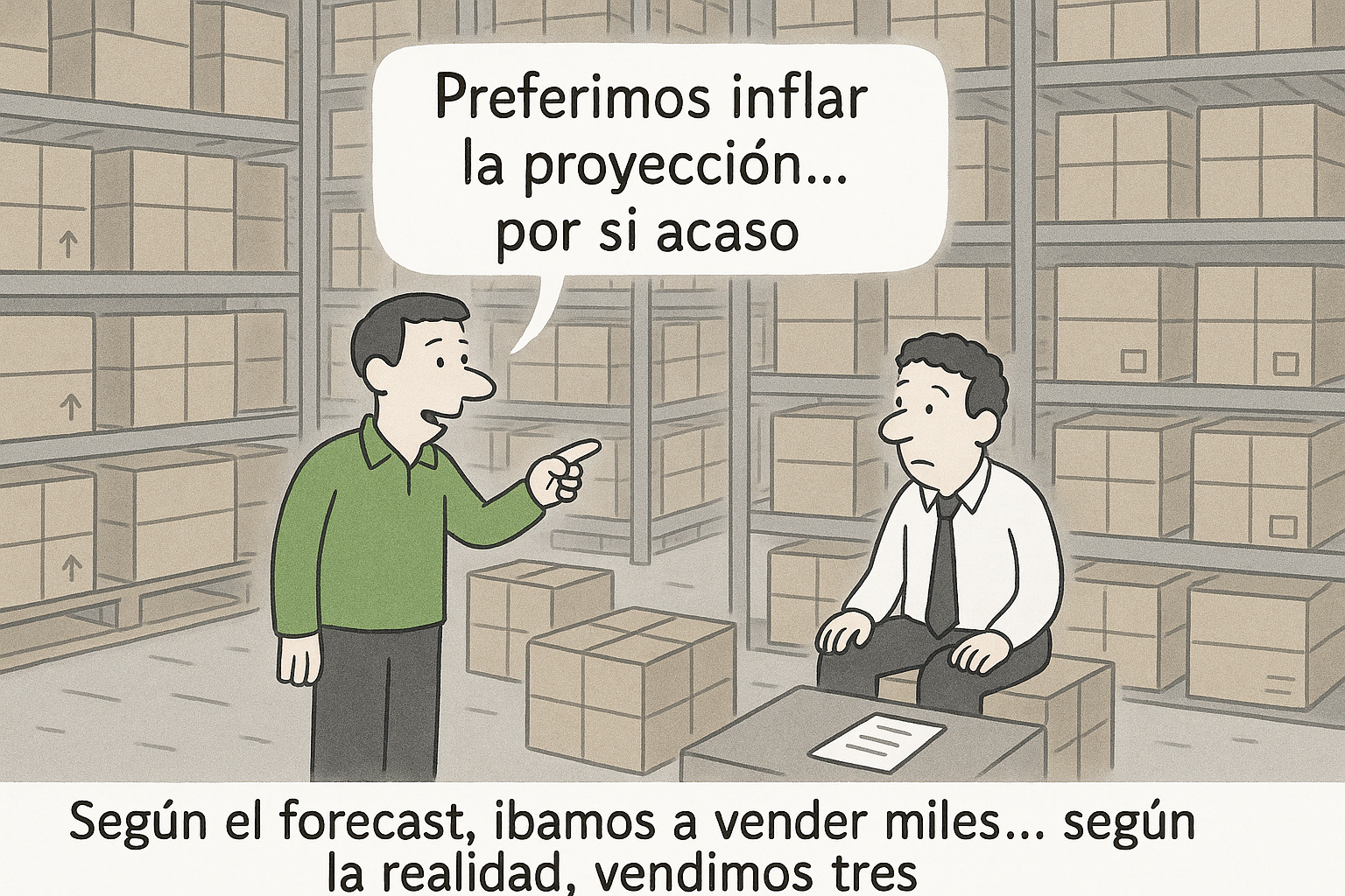 errores en planificación de la demanda
